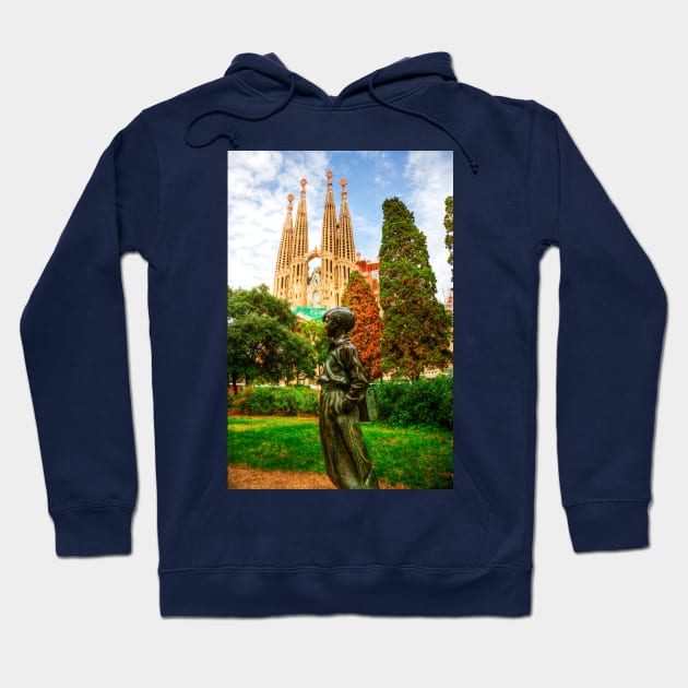 The Basilica De La Sagrada Familia Hoodie by tommysphotos